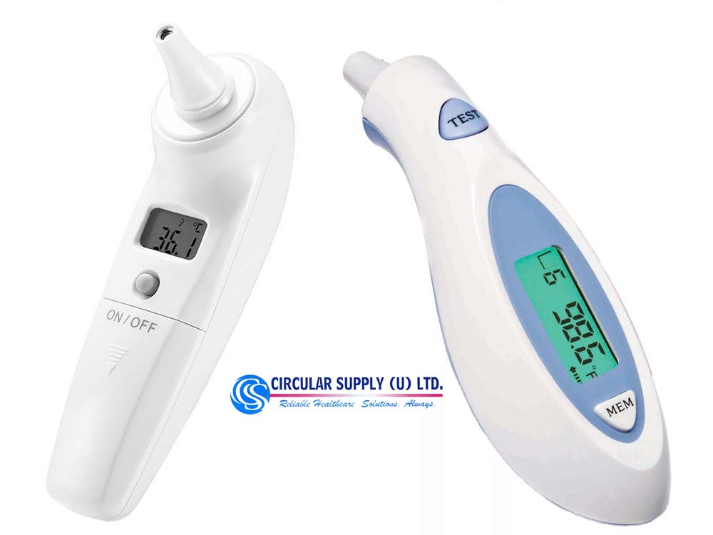 Infrared Ear Thermometers for Sale in Kampala Uganda. Body Temperature Medical Devices, Diagnostic Equipment Uganda, Medical Supply, Medical Equipment, Hospital, Clinic & Medicare Equipment Kampala Uganda. Circular Supply Uganda, Ugabox