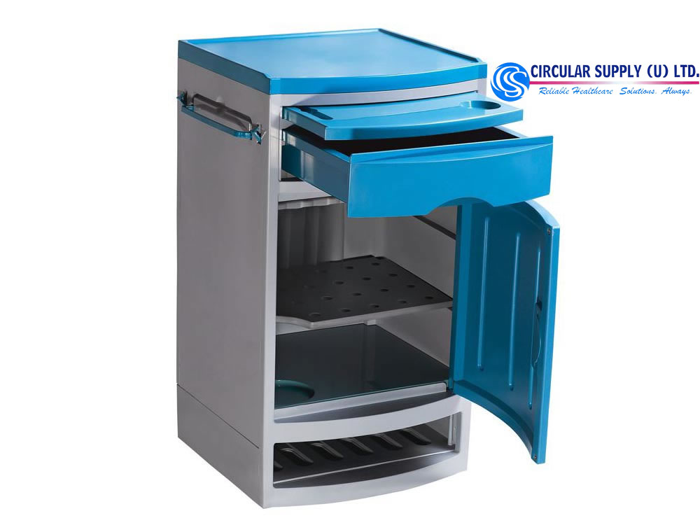 Plastic Bedside Lockers for Sale in Kampala Uganda. Hospital Bedside Lockers & Furniture Uganda, Hospital Furniture Uganda, Medical Supply, Medical Equipment, Hospital, Clinic & Medicare Equipment Kampala Uganda. Circular Supply Uganda, Ugabox