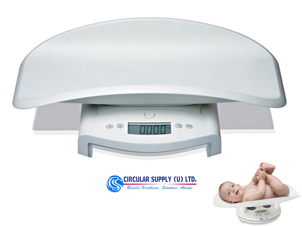 Baby Digital Scales for Sale in Kampala Uganda. Medical Scales, Devices and Equipment Uganda, Medical Supply, Medical Equipment, Hospital, Clinic & Medicare Equipment Kampala Uganda. Circular Supply Uganda, Ugabox