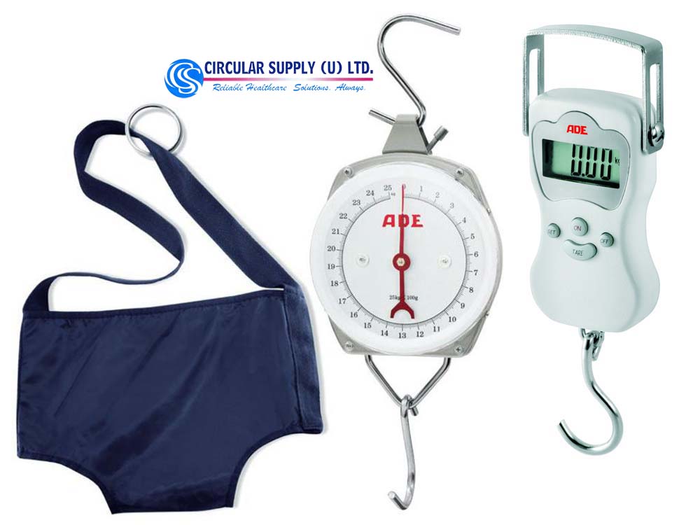 Infant Hanging Medical Scales for Sale in Kampala Uganda. Medical Scales, Devices and Equipment Uganda, Medical Supply, Medical Equipment, Hospital, Clinic & Medicare Equipment Kampala Uganda. Circular Supply Uganda, Ugabox