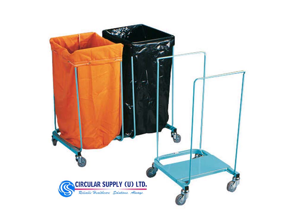 Dirty Linen Trolleys for Sale in Kampala Uganda. Waste Disposal Equipment Uganda, Medical Supply, Medical Equipment, Hospital, Clinic & Medicare Equipment Kampala Uganda. Circular Supply Uganda, Ugabox