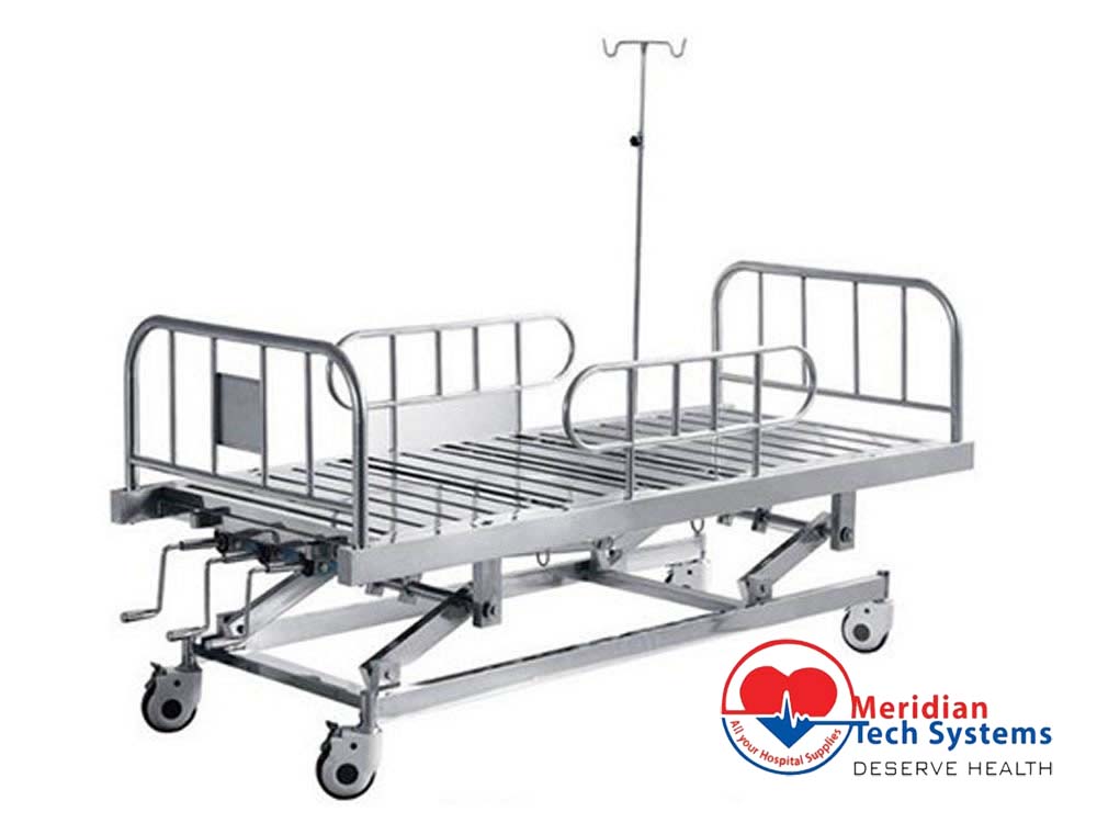 Stainless Steel Emergency ICU Beds for Sale in Kampala Uganda. Hospital Furniture Uganda, Medical Supply, Medical Equipment, Hospital, Clinic & Medicare Equipment Kampala Uganda. Meridian Tech Systems Uganda, Ugabox 