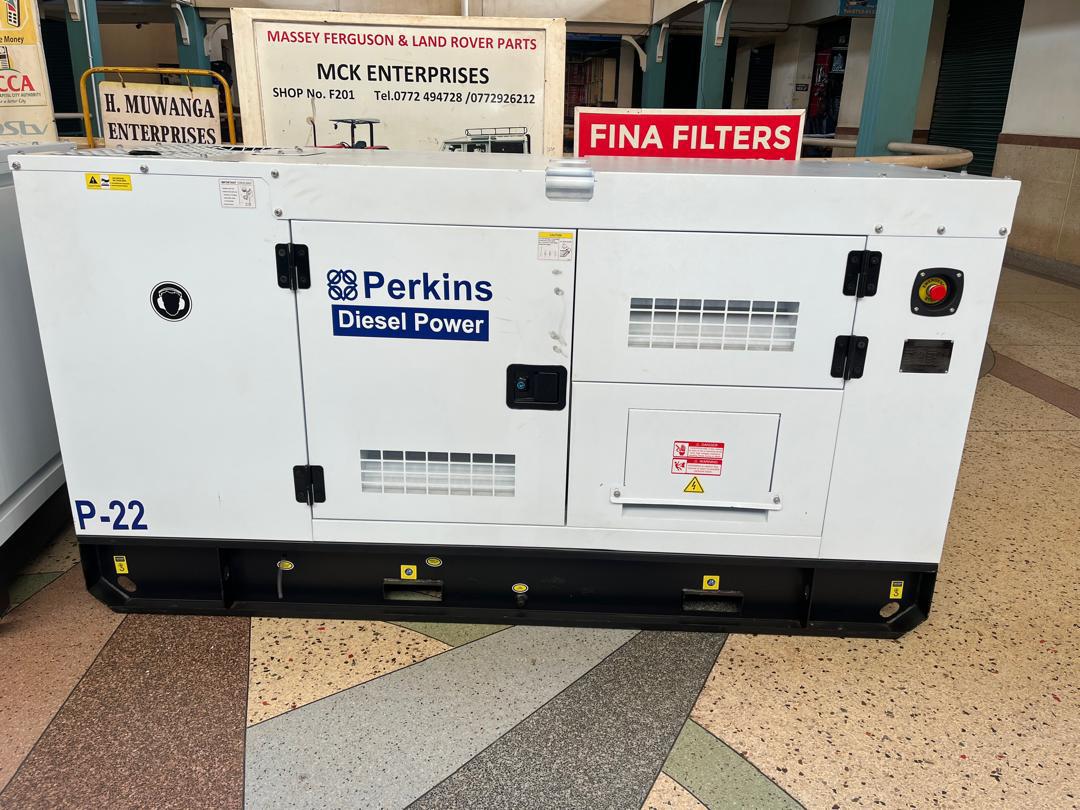 Industrial Generator Price Uganda. UGX: 25,000,000. 20KVA Perkins Diesel Silent Generator Water Cooled Engine 480V (Single and 3 Phase Industrial Generator) With Battery Standby Model Industrial Grade Diesel Power Generator For Apartments And Commercial Structures for Sale in Kampala Uganda. Farm/Agricultural Power/Electricity Generating Equipment Uganda. Machine World Uganda For Generators and Agro Equipment. Importer, Supplier, Distributor, Assembler and Installer of Domestic and Industrial Generators, Agro/Agricultural Machinery in Kampala-Uganda, East Africa: Kigali-Rwanda, Juba-South Sudan, DRC-Congo. Power Generating Machinery, Ugabox Marketing Platform Uganda | Ugabox.com