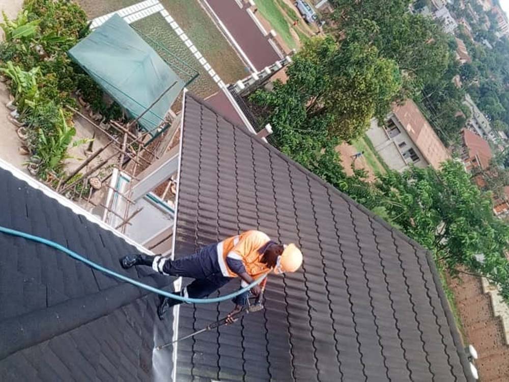 Roof Cleaning Services Uganda. Iron Sheets, Tile Roof Cleaning Company In Kampala Uganda. Macoi Roofings Uganda For Professional Cleaning Services In Kampala Uganda. Ugabox