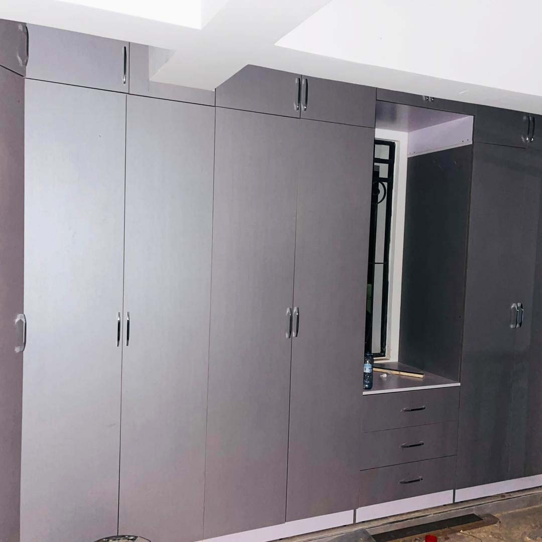Wardrobe design in Kampala Uganda. Stylish modern wardrobe installation in Uganda. Trust Interiors Uganda. Leading interior design company in Uganda. Services: Interior design services, installation services, manufacturing of modern stylish furniture products in Uganda, East Africa. ugabox.com