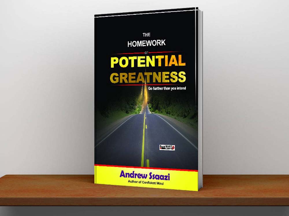 Buy The Homework Of Potential Greatness Motivational Book in Uganda, Price: UGX 35,000, Authored by Andrew Ssaazi, Available to buy online and book shops in Kampala Uganda, Ugabox