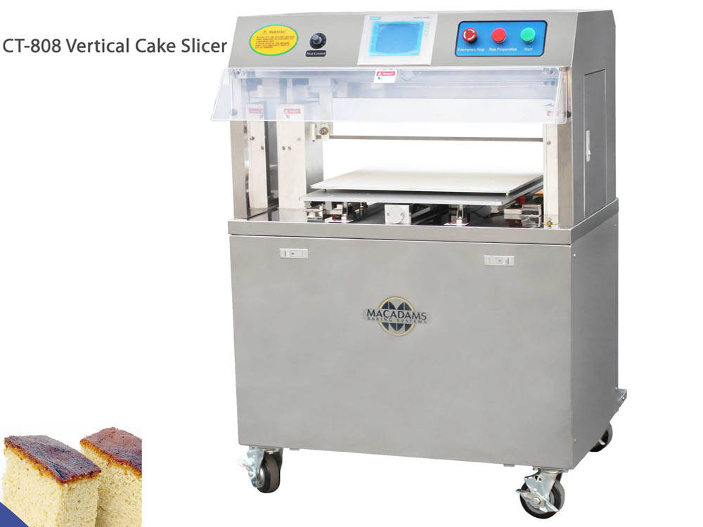 Macadams CT-808 Vertical Cake Slicer for Sale in Kampala Uganda. Bakery Equipment, Macadams Baking Systems Uganda, Food Machinery And Air Conditioning Systems Supplier And Installer in Kampala Uganda. LM Engineering Ltd Uganda, Ugabox