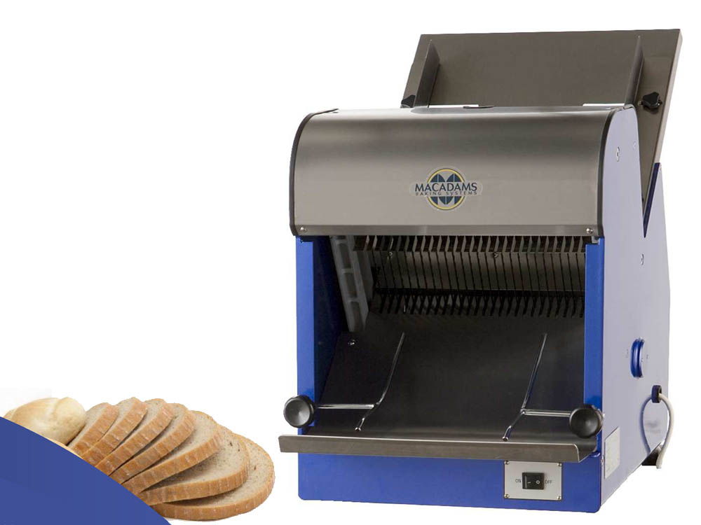 Macadams-Mac Slicer (Bread Slicer) for Sale in Kampala Uganda. Bakery Equipment, Macadams Baking Systems Uganda, Food Machinery And Air Conditioning Systems Supplier And Installer in Kampala Uganda. LM Engineering Ltd Uganda, Ugabox
