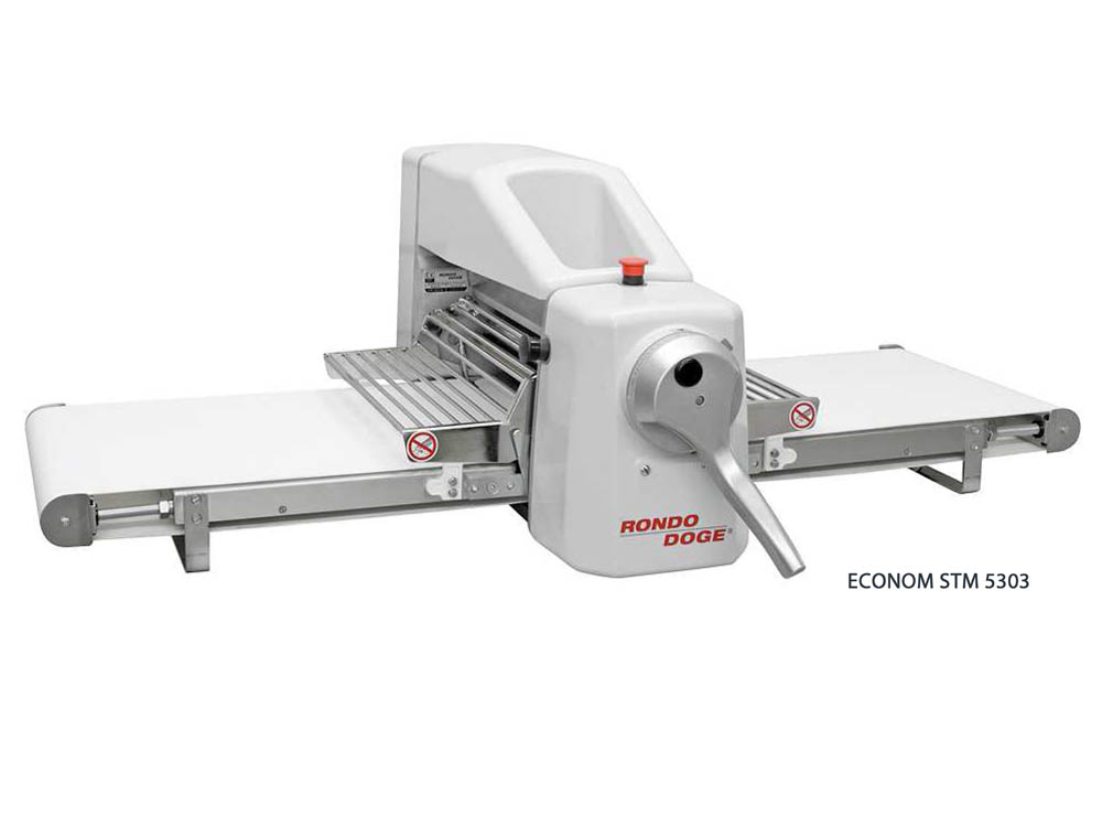 Macadams Rondo Pastry Sheeter Econom STM-5303 for Sale in Kampala Uganda. Bakery Equipment, Macadams Baking Systems Uganda, Food Machinery And Air Conditioning Systems Supplier And Installer in Kampala Uganda. LM Engineering Ltd Uganda, Ugabox