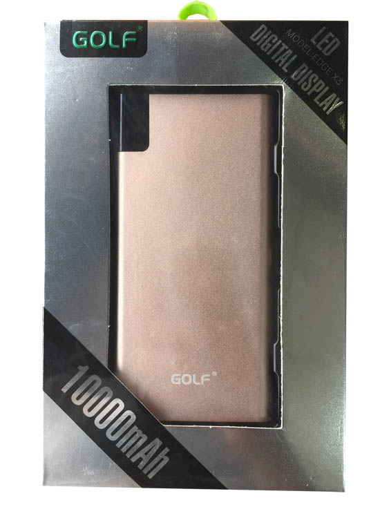 Golf Led Model Edge X3 Digital Display 10000mAh Power Bank for Sale in Uganda. Power Bank for for Smartphone, Pad, MP3, GPS Devices. Electronics Shop in Kampala Uganda, Ugabox