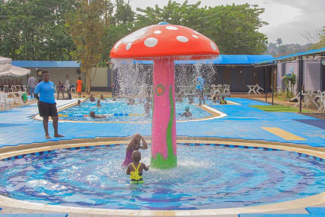 Lloli Fun Park Uganda. Kids Fun Park At Akamwesi Shopping Mall Kyebando Kampala Uganda. Children/Kids And Adults Fun Park Services: Swimming Pool For Toddlers-Kids And Adults, Kids Playground, Kids Games, Bumper Cars, Kids Train, Swings And Slides, Restaurant And Amusement Gardens Kyebando Kampala Uganda, Ugabox