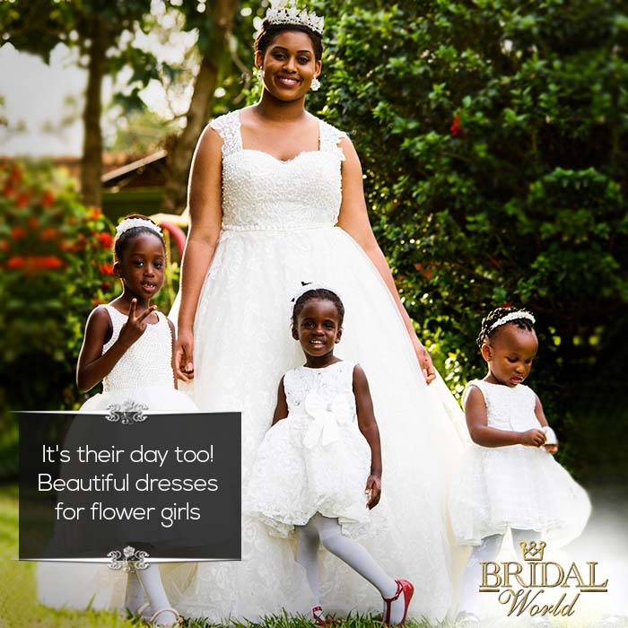 Flower Girls Dresses for Sale and Hire in Kampala Uganda, Kids Wedding Dresses in Uganda, Bridal Fashion Uganda, Bridal World, Bridal Shop Uganda, Ugabox