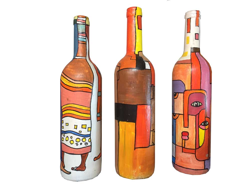 Decorative Bottles, Art and Crafts Uganda, Home Decor Uganda, African Art, Johnay Artz Kampala Uganda, Ugabox