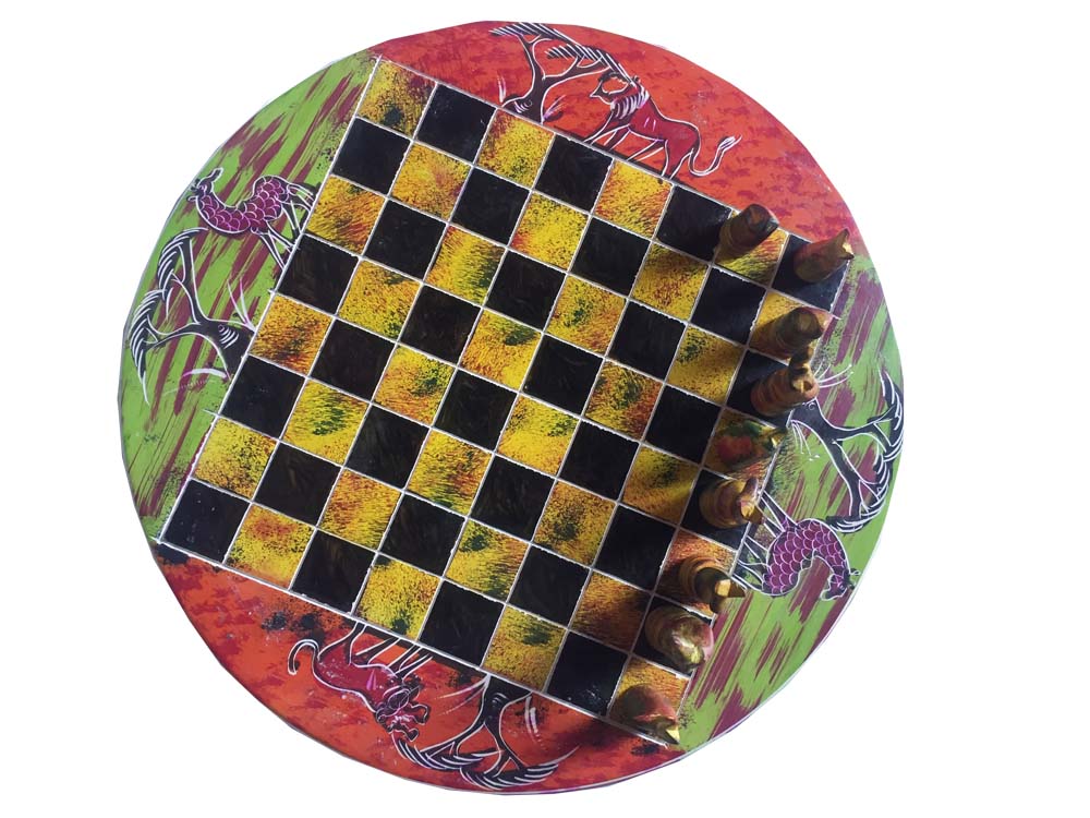 Chess Board for Sale Uganda, Art and Crafts Shop Uganda, Tina HK Craft Shop Kampala Uganda, Buganda Road Craft Village