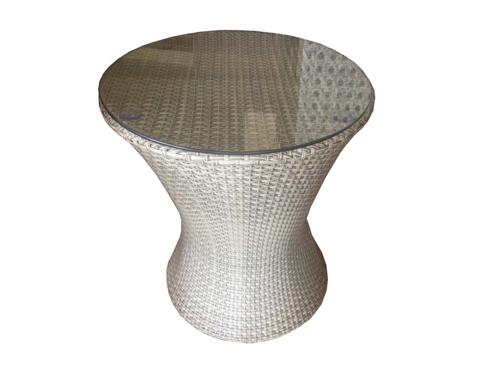 Round table with glass for sale in Uganda, Garden and Outdoor Furniture Kampala Uganda, Balcony Patio Furniture, Resin Wicker, All Weather Wicker Uganda, Ugabox