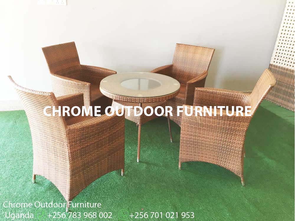 4 Outdoor Chairs & Coffee Table Uganda, Garden and Outdoor Furniture for Sale Kampala Uganda, Balcony, Patio Furniture Uganda, Resin Wicker, All Weather Wicker Uganda, Ugabox