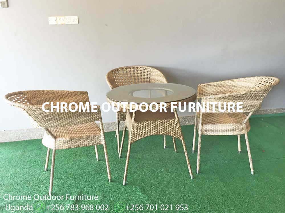 3 Balcony Chairs & Coffee Table Uganda, Garden and Outdoor Furniture for Sale Kampala Uganda, Balcony, Patio Furniture Uganda, Resin Wicker, All Weather Wicker Uganda, Outdoor and Garden Furniture Manufacturer in Uganda, Ugabox